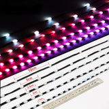 DC12V WS2811 3-Pin Addressable RGB Fairy Lights (IP68 Waterproof) - Black Wire Pixel String for Room & Outdoor Holiday Decor