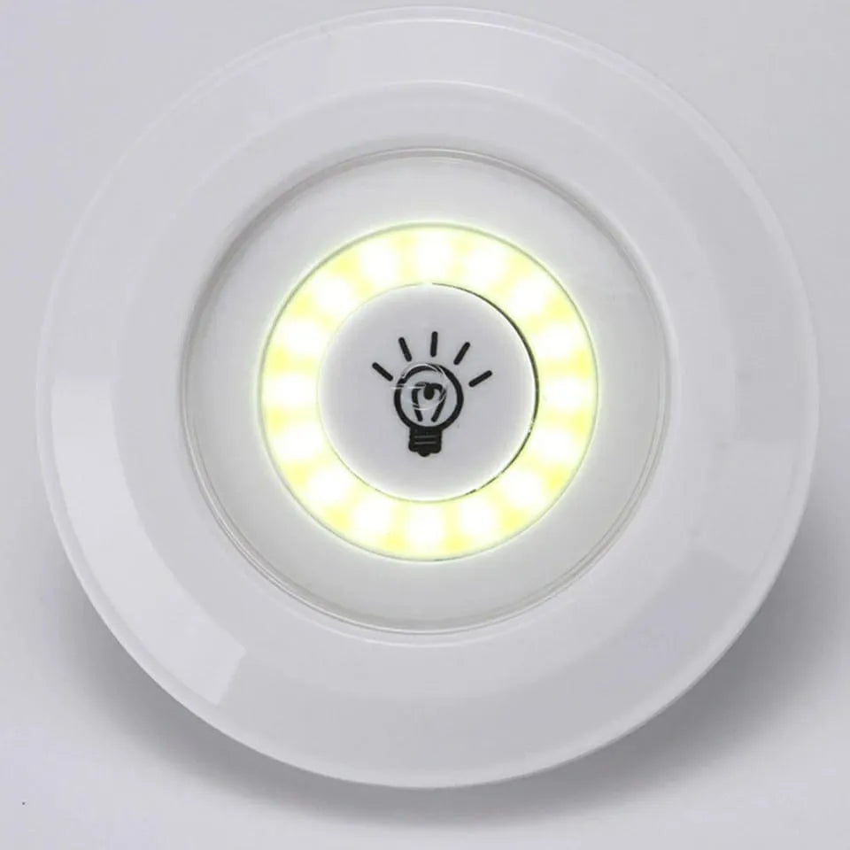 Kit 3 Lamp Led Spot Wireless Remote Control Luminaire