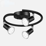 Modern Ceiling Light Lamp Multiple Rod Dome Night Lamps 4 GU10 Heads 100-240V Loft Lamp Home Decors Lighting Holder Fixture