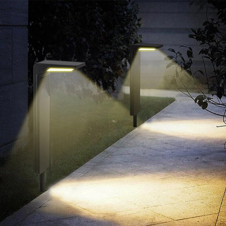 Solar Garden Light Solar Powered Waterproof Led Light Outdoor Pathway Landscape Bollard Solar Lawn Lights For Yard Walkway