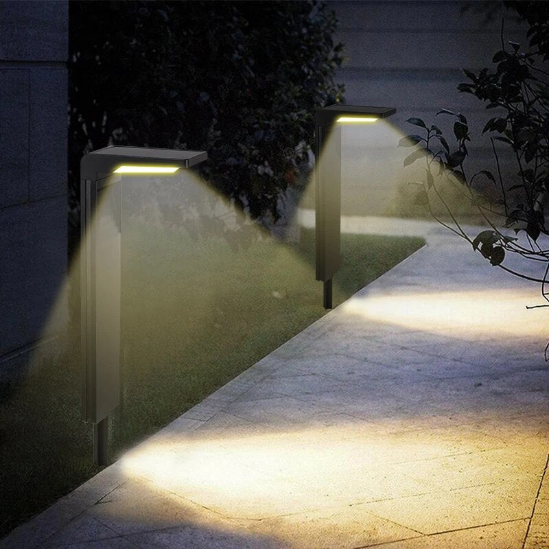Solar Garden Light Solar Powered Waterproof Led Light Outdoor Pathway Landscape Bollard Solar Lawn Lights For Yard Walkway