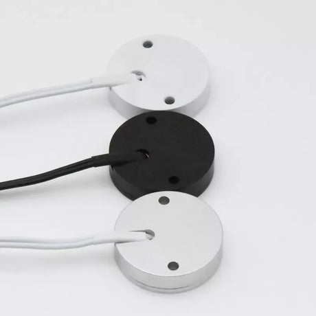 Led Cabinet Light Super Mini Spot 12V 1W Surface Mounted Round Panel Lamp Indoor Home Closet Display Dimmable Small Bulbs Black