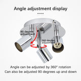 Modern Ceiling Light Lamp Multiple Rod Dome Night Lamps 4 GU10 Heads 100-240V Loft Lamp Home Decors Lighting Holder Fixture