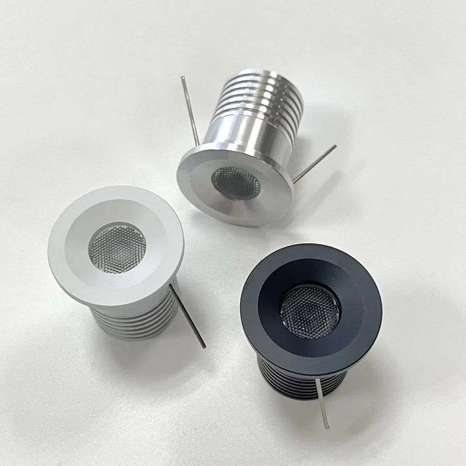 LED RGB Waterproof Sauna Light Temperature Proof Multicolor 12V Mini Spotlight Outdoor Ceiling Dimmable Led Spot Bathroom 3W