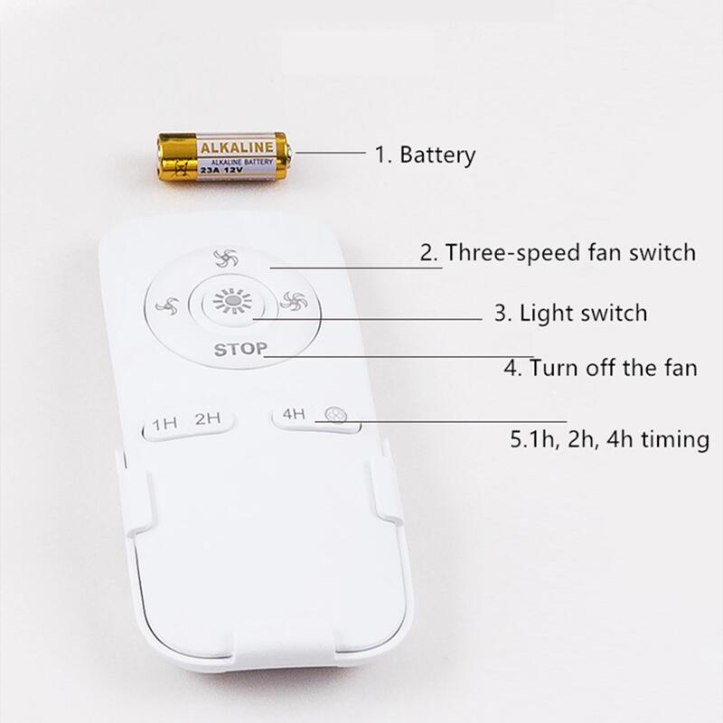 Black Industrial Ceiling Fan Lamp Chandeliers 220v 110v Remote Control Lamps Living Room Bedroom Fans Light Loft Free Delivery