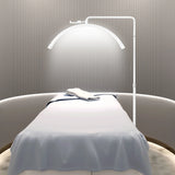40W Dimmable Bi-color Temperature LED Half Moon Lash Light Floor LED Ring Lamp Beauty Facials Skincare Tattoo Eyebrows