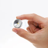 Led Cabinet Light Super Mini Spot 12V 1W Surface Mounted Round Panel Lamp Indoor Home Closet Display Dimmable Small Bulbs Black