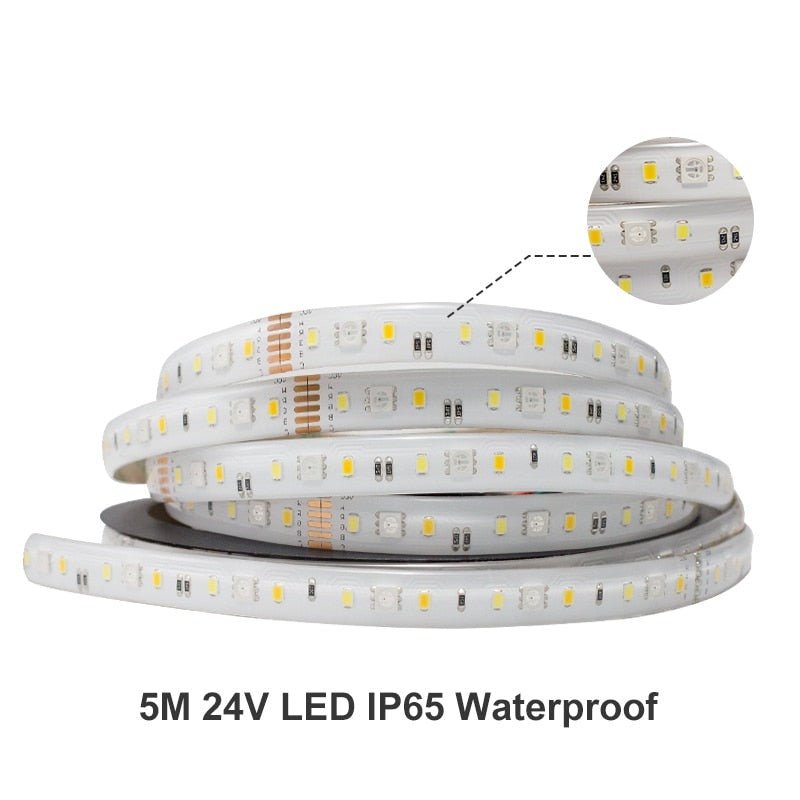 Smart LED Strip Controller RGBCCT Pro Compatible with Hub Tuya SmartThings App 2.4G RF Remote Control Voice