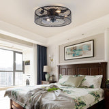 Black Industrial Ceiling Fan Lamp Chandeliers 220v 110v Remote Control Lamps Living Room Bedroom Fans Light Loft Free Delivery