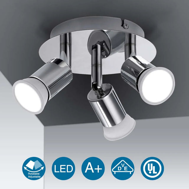 Modern Ceiling Light Lamp Multiple Rod Dome Night Lamps 4 GU10 Heads 100-240V Loft Lamp Home Decors Lighting Holder Fixture