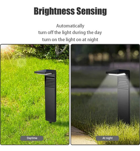 Solar Garden Light Solar Powered Waterproof Led Light Outdoor Pathway Landscape Bollard Solar Lawn Lights For Yard Walkway