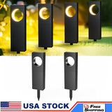 Solar Pathway Lights Outdoor Waterproof Bright Moon Auto On/Off Garden Light for Yard Patio Porch Lawn Outside Decor Lighting