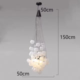 Chrome Modern Crystal Chandelier - Luxury LED Hanging Light for Living Room