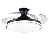 Fan Light Ceiling Home Smart Living Room Lamp with Remote Control Invisible fan Led Chandelier 110V  220V DC Motor Fans Lighting