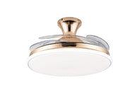 Fan Light Ceiling Home Smart Living Room Lamp with Remote Control Invisible fan Led Chandelier 110V  220V DC Motor Fans Lighting