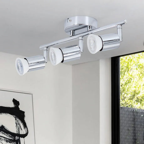 Modern Ceiling Light Lamp Multiple Rod Dome Night Lamps 4 GU10 Heads 100-240V Loft Lamp Home Decors Lighting Holder Fixture