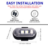 Remote Control RGB LED Strobe Light Wireless Rechargeable Footwell Lights Exterior Interior Decorative for SUV Truck Motorcycle