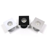LED 3W Led Ceiling Spotlights Square Mini Spot 12V 24V Interior Home Cabinet Recessed Down Light with Quick Connector CREE