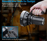 SR16 Tactical Flashlight 55000 Lumen Super Bright Searchlight XHP50.3 HI LED Rechargeable Lantern for Defense Torch