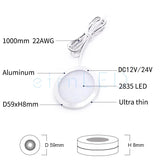 LED 3W Spotlight Mini Led 12V 24V Ultra Thin Ceiling Light Surface Mounted Dimmable Round Spot Lamp Interior Kitchen Cabinet