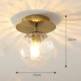 Nordic Simple Modern Round Glass Ball Ceiling Lamp Living Room Lighting Hallway Ceiling Light Bedroom Lamp Led Light