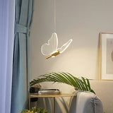 Led Acrylic Butterfly Chandelier Lamparas Colgantes Para Techo Lustres Quarto Room  Decor Pendant Lights Suspension Luminaire
