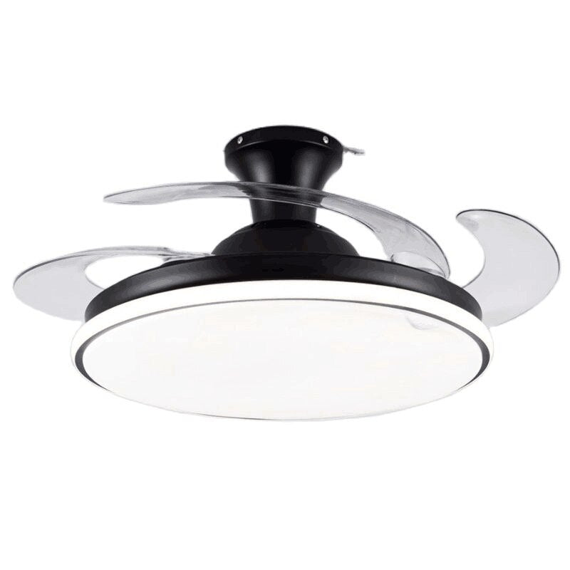 Fan Light Ceiling Home Smart Living Room Lamp with Remote Control Invisible fan Led Chandelier 110V  220V DC Motor Fans Lighting
