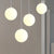 Modern Pendant lights led round ball project light sales department restaurant bar creative white spherical decorative lighting