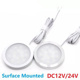 LED 3W Spotlight Mini Led 12V 24V Ultra Thin Ceiling Light Surface Mounted Dimmable Round Spot Lamp Interior Kitchen Cabinet