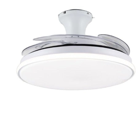 Fan Light Ceiling Home Smart Living Room Lamp with Remote Control Invisible fan Led Chandelier 110V  220V DC Motor Fans Lighting