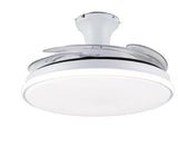 Fan Light Ceiling Home Smart Living Room Lamp with Remote Control Invisible fan Led Chandelier 110V  220V DC Motor Fans Lighting