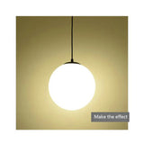 Modern Pendant lights led round ball project light sales department restaurant bar creative white spherical decorative lighting