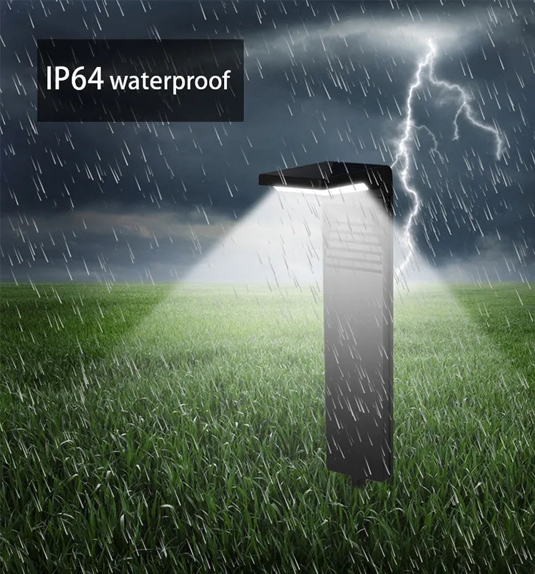 Solar Garden Light Solar Powered Waterproof Led Light Outdoor Pathway Landscape Bollard Solar Lawn Lights For Yard Walkway