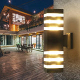 Aluminium Waterproof E27 Wall Lamp Outdoor Up Down Garden Exterior Wall Lighting Porch Stair Corridor Acrylic Sconce Lights