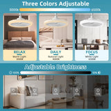 Modern Ceiling Fans With LED Lights Silent E27 Smart Remote Control Light Electric Fan Lamps And Room Decor Fan