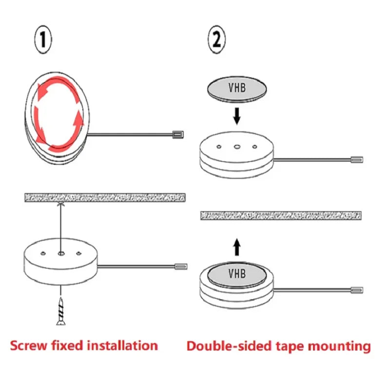 LED 3W Spotlight Mini Led 12V 24V Ultra Thin Ceiling Light Surface Mounted Dimmable Round Spot Lamp Interior Kitchen Cabinet