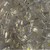 LED 8mm Straw Hat 20PCS 100PCS  Lamp Bead are White Cold Light 0.5W 0.75W  Big chips F8MM Hight Power Hat Light-emitting Diode