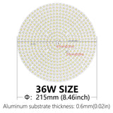 LED Light Board 10W 18W 24W 36W Two-Color LED Chip Source SMD2835 Lamp Bead 250mA Constant Current Input Diode For Panel Light