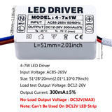 LED Driver 300mA 1-3w 4-7w 8-12w 12-18w 18-25w 25-36w LED Constant Current Driver Power Unit Supply For LED Bulb Transformers