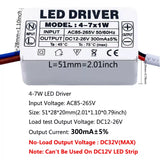 LED Driver 300mA 1-3w 4-7w 8-12w 18w 20w 18-25w 25-36w LED Constant Current Driver Power Unit Supply For Driver LED Transformer