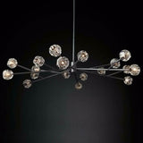 18-Heads Sputnik Chandelier G9 LED Crystal Ceiling Fixtures Lighting Decors Lamps