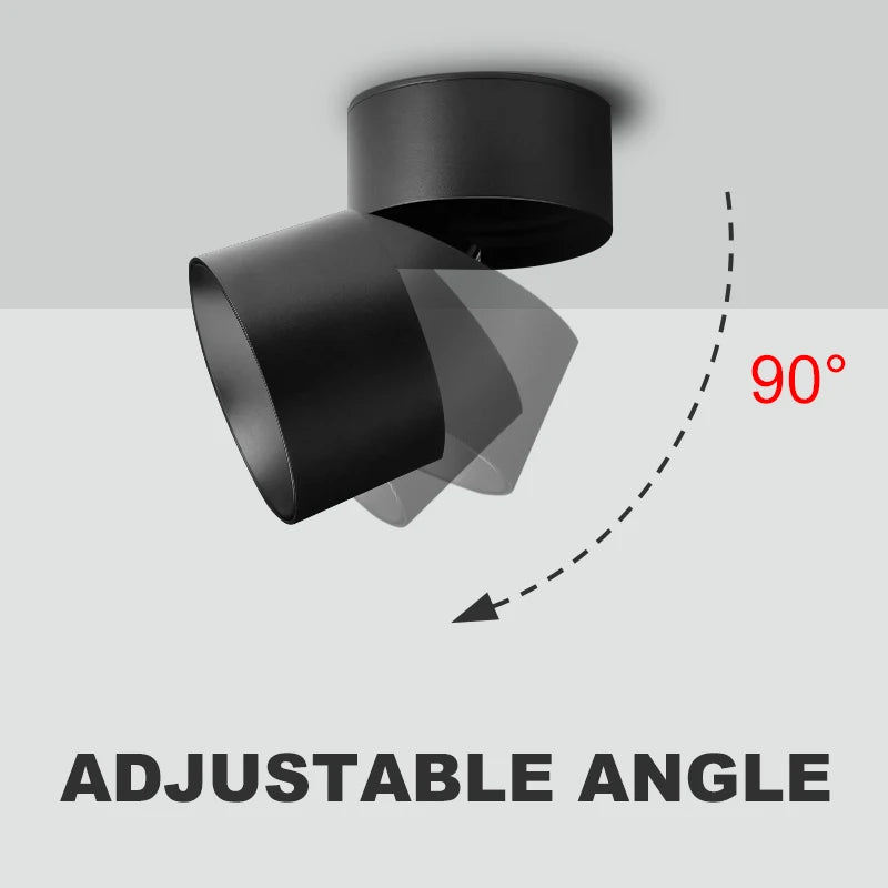 COB LED Spotlight Foldable Ceiling foco Lamp 220V Surface Mounted Downlight mini led 5W~25W LivingRoom Kitchen Street Spotlights
