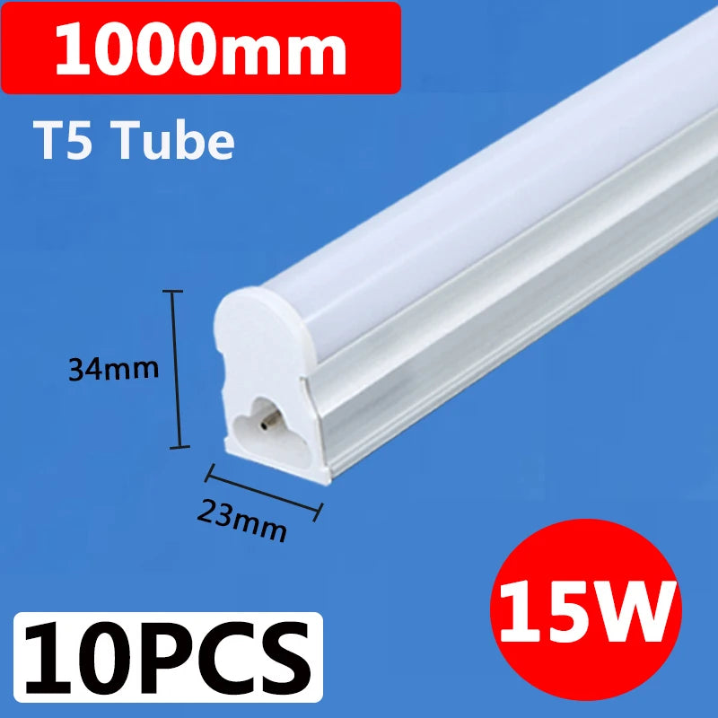 4ft (120cm) T5/T8 LED Tube Light (40W/60W, 220V) - Cold White & Warm White Ceiling Lamp Bar for Home, Office & Workshop