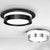 LED ceiling light black silver embedded household ceiling net red spotlight hole light 7w / 9w / 12w / 15w / 18w