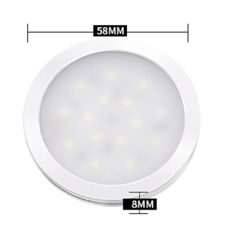 LED Led Mini Spotlights Remote Control Dimmable Spot Light Kit 3W 110V 220V Surface Mounted Ceiling Indoor Cabinet Lamps