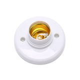 E27 Screw Cap Socket White Ceiling Light Lamp 6pcs/lot Bulb Fixing Base Stand Light Bulb Holder