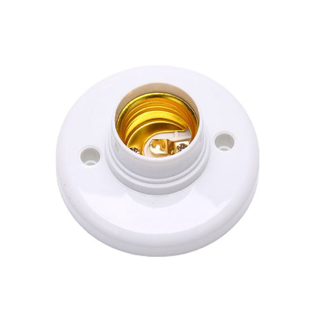 E27 Screw Cap Socket White Ceiling Light Lamp 6pcs/lot Bulb Fixing Base Stand Light Bulb Holder