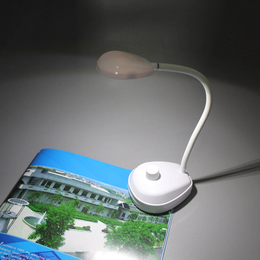 LED Reading Table Lamp Dimmable Battery Powered Eye Protection Book Light Bedroom Reading Night Lights for Student Bedside Study