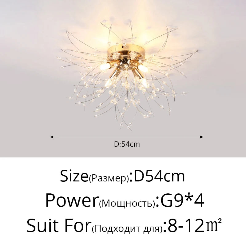 Modern Dandelion LED Lighting Pendant Lights Living Room Dining Room Bedroom pendant Lights Starry Fireball Lighting Fixtures