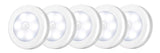 6 LED Motion Sensor Night Light - Wireless PIR Infrared Battery Powered Lamp